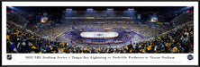 2022 NHL Stadium Series Panoramic Picture - Nashville Predators vs. Tampa Bay Lightning  Standard Frame