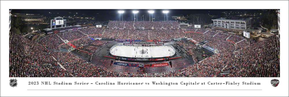 2023 NHL Stadium Series Panoramic Picture - Carolina Hurricanes vs. Washington Capitals  Unframed