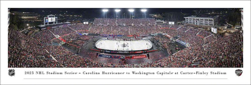 2023 NHL Stadium Series Panoramic Picture - Carolina Hurricanes vs. Washington Capitals  Unframed
