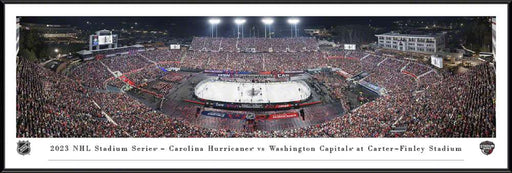 2023 NHL Stadium Series Panoramic Picture - Carolina Hurricanes vs. Washington Capitals  Standard Frame