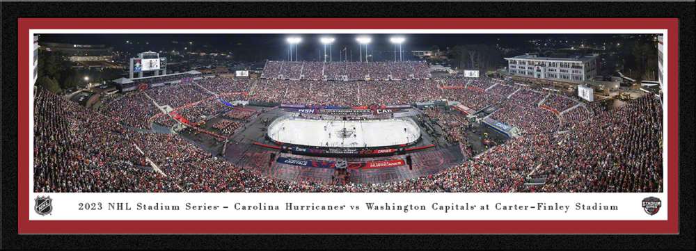 2023 NHL Stadium Series Panoramic Picture - Carolina Hurricanes vs. Washington Capitals  Select Frame