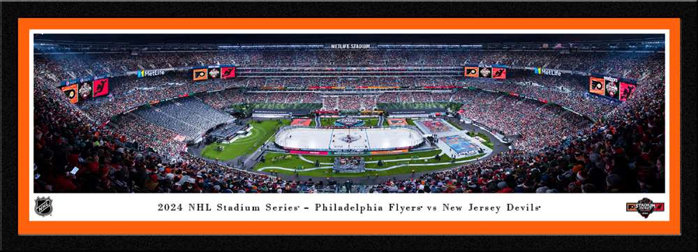 2024 NHL Stadium Series Panoramic Picture - Philadelphia Flyers vs. New Jersey Devils  Select Frame