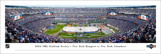 2024 NHL Stadium Series Panoramic Picture - New York Rangers vs. New York Islanders  Unframed