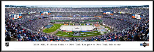 2024 NHL Stadium Series Panoramic Picture - New York Rangers vs. New York Islanders  Standard Frame