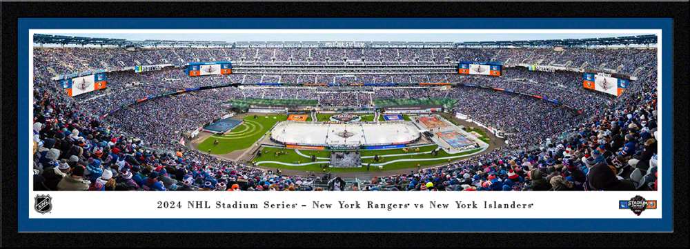 2024 NHL Stadium Series Panoramic Picture - New York Rangers vs. New York Islanders  Select Frame