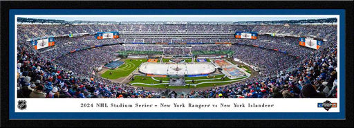 2024 NHL Stadium Series Panoramic Picture - New York Rangers vs. New York Islanders  Select Frame