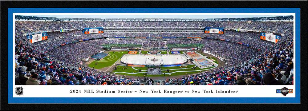 2024 NHL Stadium Series Panoramic Picture - New York Rangers vs. New York Islanders  Select Frame