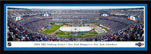 2024 NHL Stadium Series Panoramic Picture - New York Rangers vs. New York Islanders  Select Frame