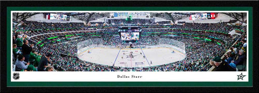 Dallas Stars Panoramic Picture - American Airlines Center NHL Fan Cave Decor  Select Frame