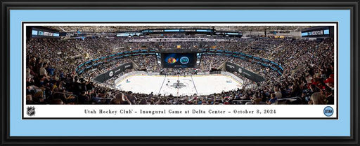 Utah Hockey Club - Inaugural Game at Delta Center Panorama Print - Deluxe Frame