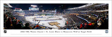 2022 NHL Winter Classic Panoramic Poster - Minnesota Wild vs. St. Louis Blues  Unframed