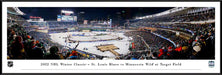 2022 NHL Winter Classic Panoramic Poster - Minnesota Wild vs. St. Louis Blues  Standard Frame