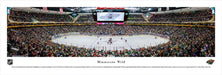 Minnesota Wild Panoramic Picture - Xcel Energy Center  Unframed