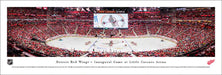 Detroit Red Wings Panoramic Picture - Little Caesars Arena  Unframed