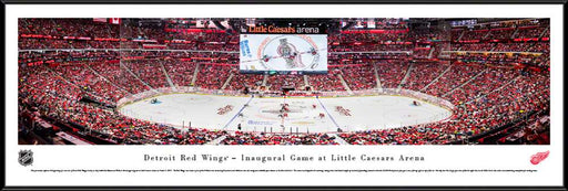 Detroit Red Wings Panoramic Picture - Little Caesars Arena  Standard Frame