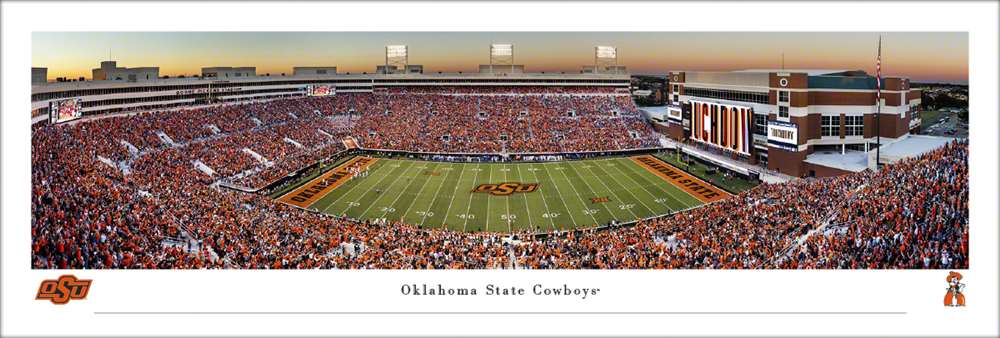 Oklahoma State Cowboys Football Panoramic Picture - Boone Pickens Stadium  Unframed