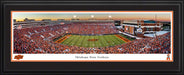 Oklahoma State Cowboys Football Panoramic Picture - Boone Pickens Stadium  Deluxe Frame