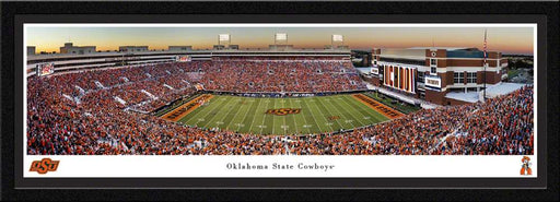 Oklahoma State Cowboys Football Panoramic Picture - Boone Pickens Stadium  Select Frame