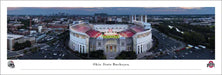 Ohio Stadium Fan Cave Decor - Ohio State Buckeyes Football Panoramic Picture  Unframed