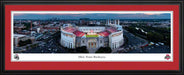Ohio Stadium Fan Cave Decor - Ohio State Buckeyes Football Panoramic Picture  Deluxe Frame