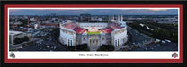Ohio Stadium Fan Cave Decor - Ohio State Buckeyes Football Panoramic Picture  Select Frame