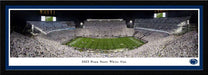 Penn State Nittany Lions Football Panoramic Picture - 2023 White Out at Beaver Stadium Fan Cave Decor  Select Frame