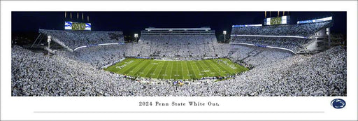 Penn State Nittany Lions 2024 White Out Panorama Print