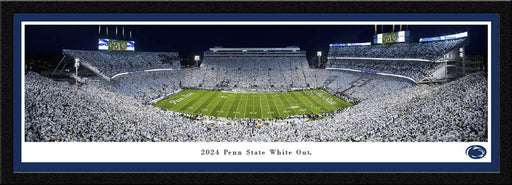 Penn State Nittany Lions 2024 White Out Panorama Print - Select Frame
