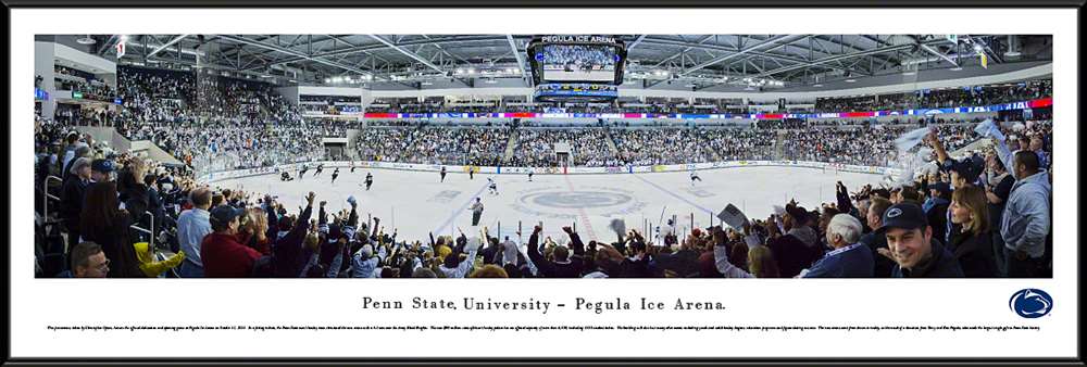 Penn State Nittany Lions Hockey Panoramic- Pegula Ice Arena  Standard Frame