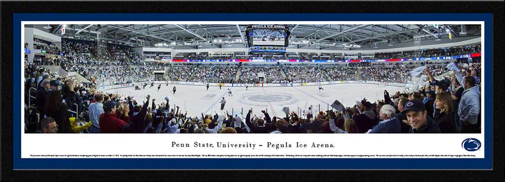 Penn State Nittany Lions Hockey Panoramic- Pegula Ice Arena  Select Frame