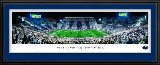 Penn State Nittany Lions - 2015 First Stripe Out Panoramic Picture - Beaver Stadium  Deluxe Frame