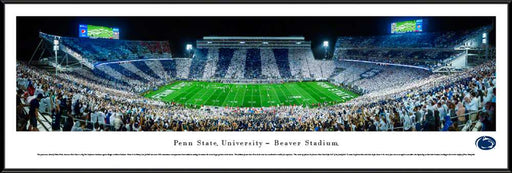 Penn State Nittany Lions - 2015 First Stripe Out Panoramic Picture - Beaver Stadium  Standard Frame