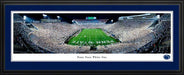 Penn State Nittany Lions Football 2021 White Out End Zone Panoramic Picture - Beaver Stadium  Deluxe Frame