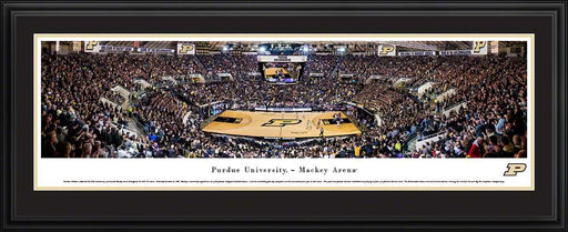 Purdue Boilermakers Basketball Panoramic Picture - Mackey Arena  Deluxe Frame