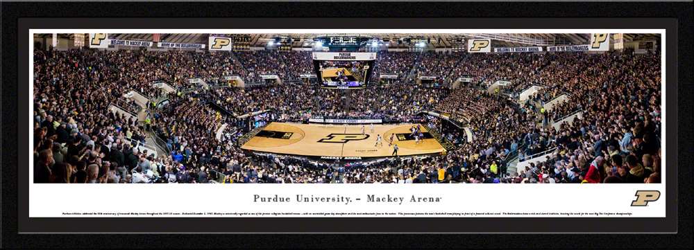 Purdue Boilermakers Basketball Panoramic Picture - Mackey Arena  Select Frame