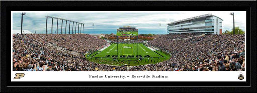 Purdue Boilermakers Football Panoramic Picture - Ross-Ade Stadium Fan Cave Decor  Select Frame