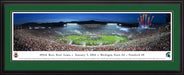 2014 Rose Bowl Panoramic Picture - Michigan State Spartans  Deluxe Frame