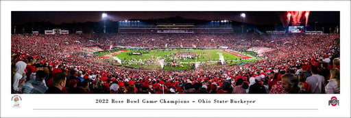2022 Rose Bowl Game Victory Celebration Panoramic Picture - Ohio State Buckeyes  Unframed