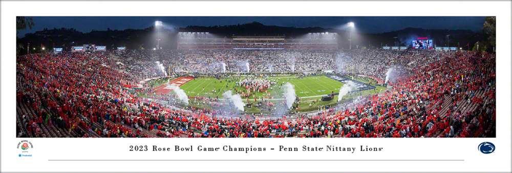 2023 Rose Bowl Game - Victory Celebration Panoramic Picture - Penn State Nittany Lions  Unframed