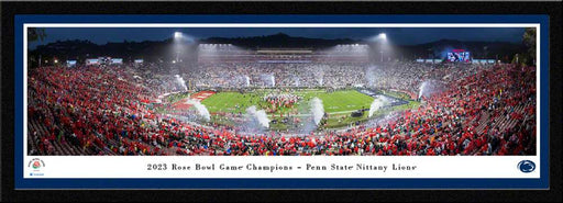 2023 Rose Bowl Game - Victory Celebration Panoramic Picture - Penn State Nittany Lions  Select Frame