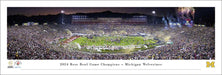 2024 Rose Bowl Champions Panoramic Picture - Michigan Wolverines  Unframed