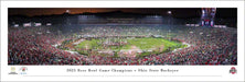 Ohio State Buckeyes 2025 Rose Bowl Champions Panorama Print