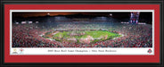 Ohio State Buckeyes 2025 Rose Bowl Champions Panorama Print - Deluxe Frame