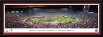 Ohio State Buckeyes 2025 Rose Bowl Champions Panorama Print - Select Frame