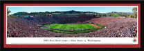 2019 Rose Bowl Game - Kickoff Panoramic Poster - Ohio State vs. Washington  Select Frame