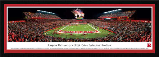 Rutgers Scarlet Knights Panoramic Picture - High Point Solutions Stadium  Select Frame