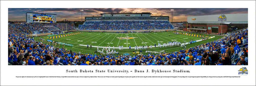 South Dakota State Jackrabbits Panoramic Picture - Dana J. Dykhouse Stadium  Unframed