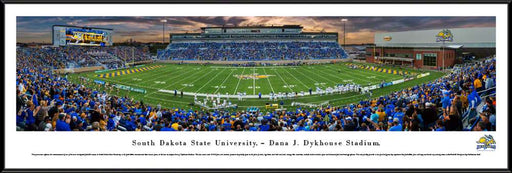 South Dakota State Jackrabbits Panoramic Picture - Dana J. Dykhouse Stadium  Standard Frame