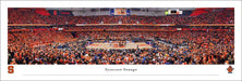Syracuse Orange Basketball Panoramic Picture - Carrier Dome Fan Cave Decor  Unframed