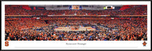 Syracuse Orange Basketball Panoramic Picture - Carrier Dome Fan Cave Decor  Standard Frame